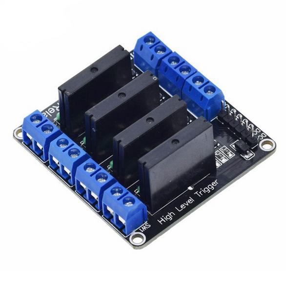 modul relay SSR 4way 4ch 3ch 1ch 5v 12v 24v relay PLC solid state relay