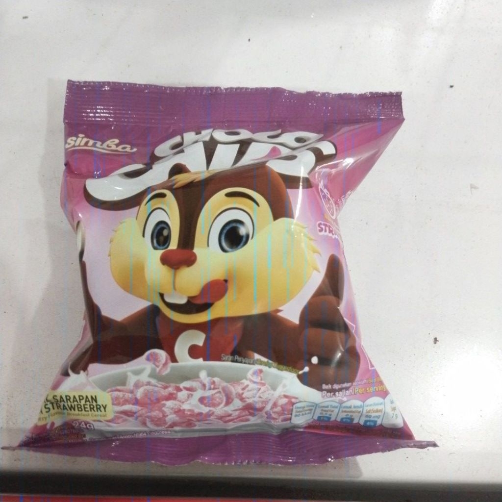 Simba Choco Chips Strawberry 24 Gr