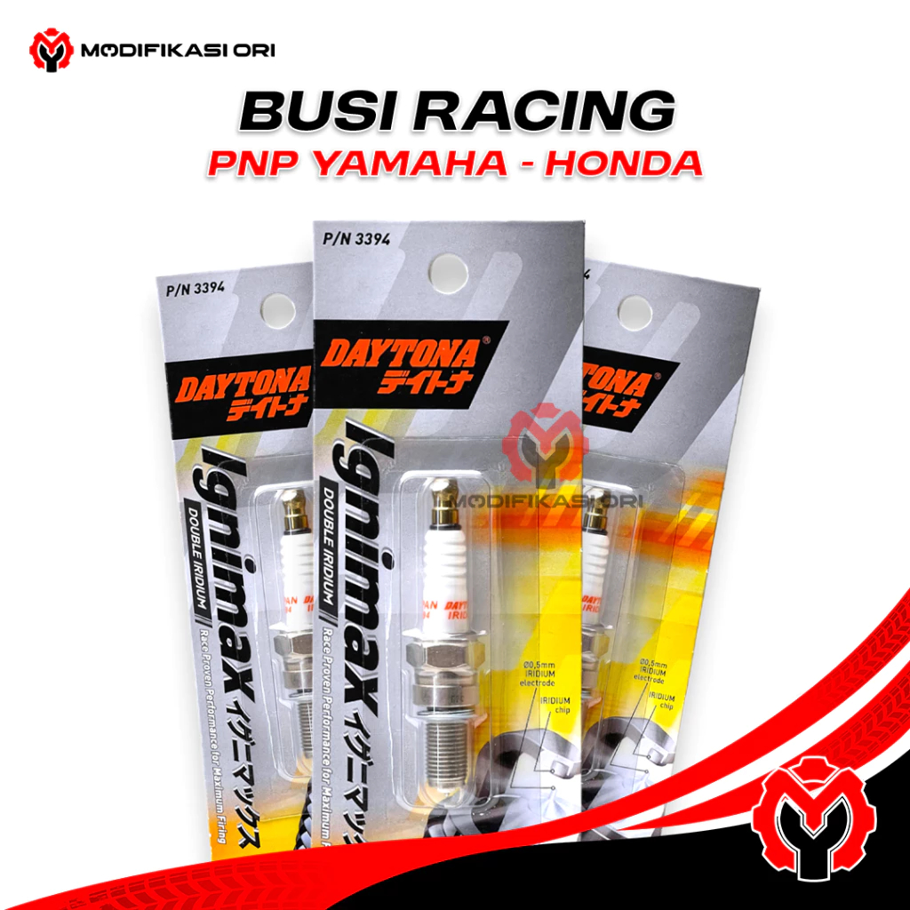 BUSI IRIDIUM - Busi Racing Yamaha - Honda Busi Daytona Nmax-Pcx-Beat - bebek - Busi Iridum Daytona