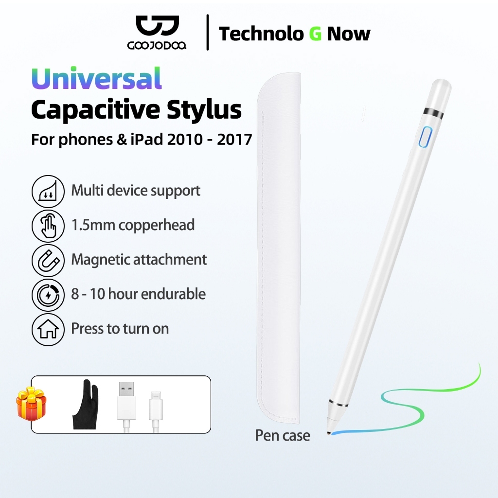 Goojodoq Stylus Pen Universal for apel Android Phone Active Stylus Capacitive Pencil for Xiaomi Huaw