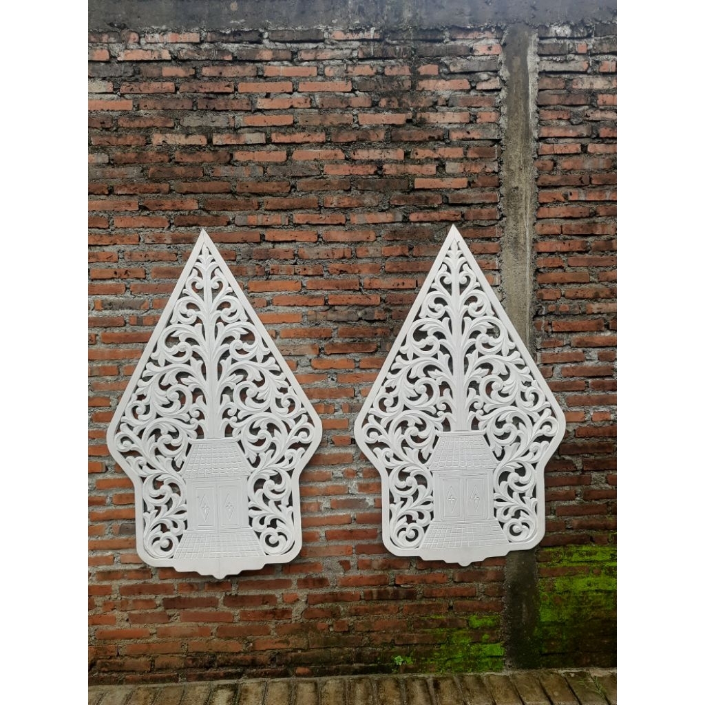 GUNUNGAN WAYANG DEKORASI 150cm ukir spon ati