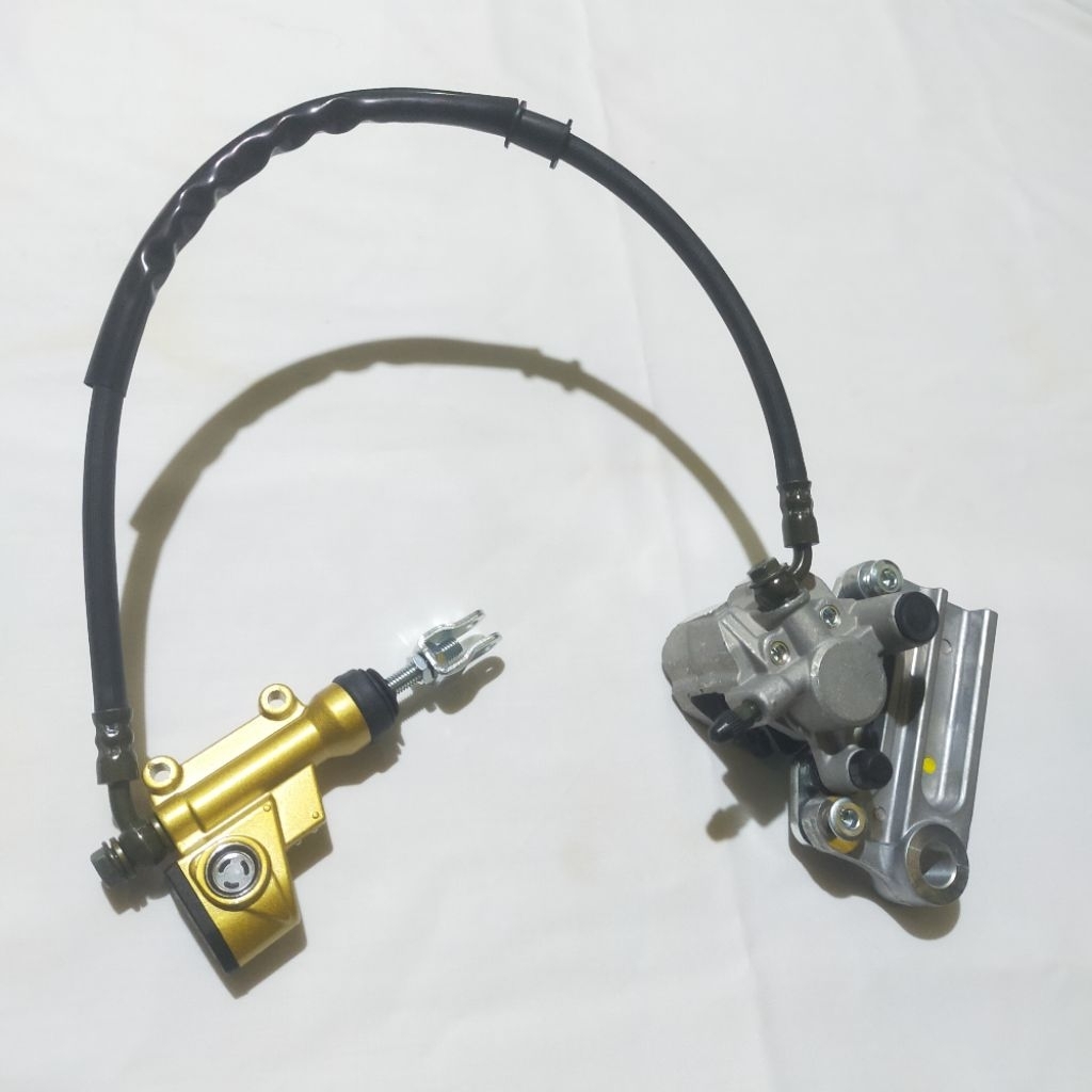 REMSET REM SET BELAKANG KLX 150 MASTER SET KAWASAKI KLX 150 BELAKANG SUDAH PNP TINGGAL PASANG REM SE