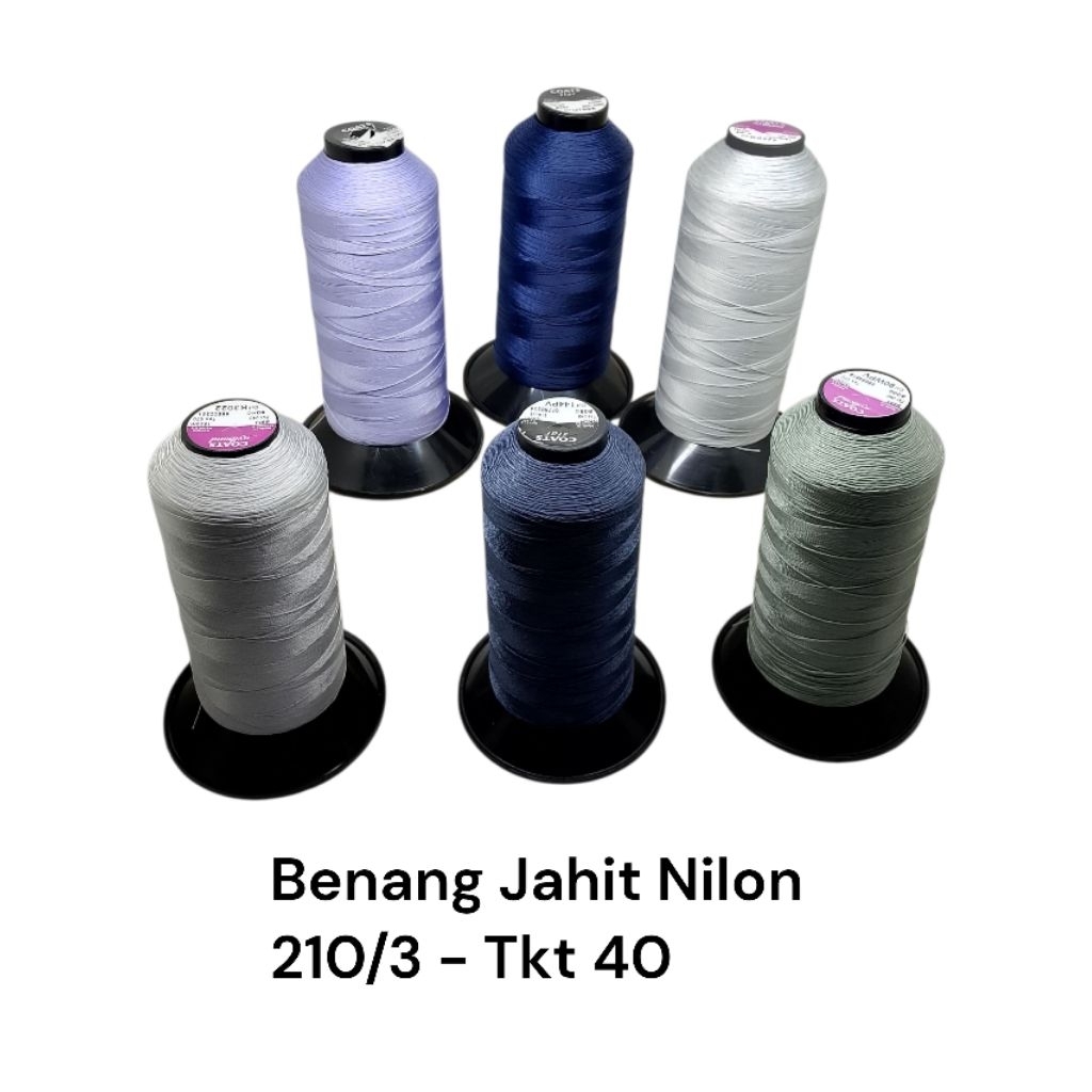 Benang Jahit Nilon 210/3 - Benang Nilon Tkt 40 Bonded