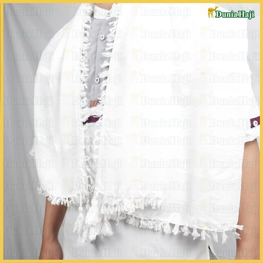 Surban Koncer Putih Polos Sorban Ronce Putih Polos Import Harga Grosir