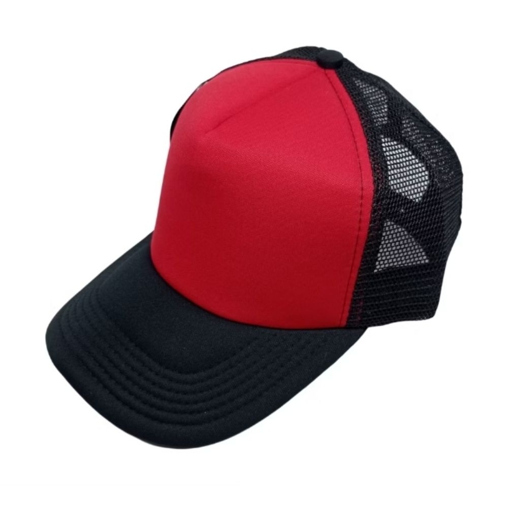 Topi Jaring/trucker Polos Kombinasi Warna