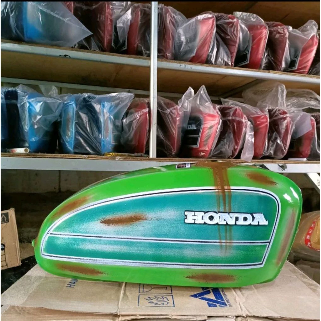 TANGKI CB125 MOTIF HIJAU BLADUS