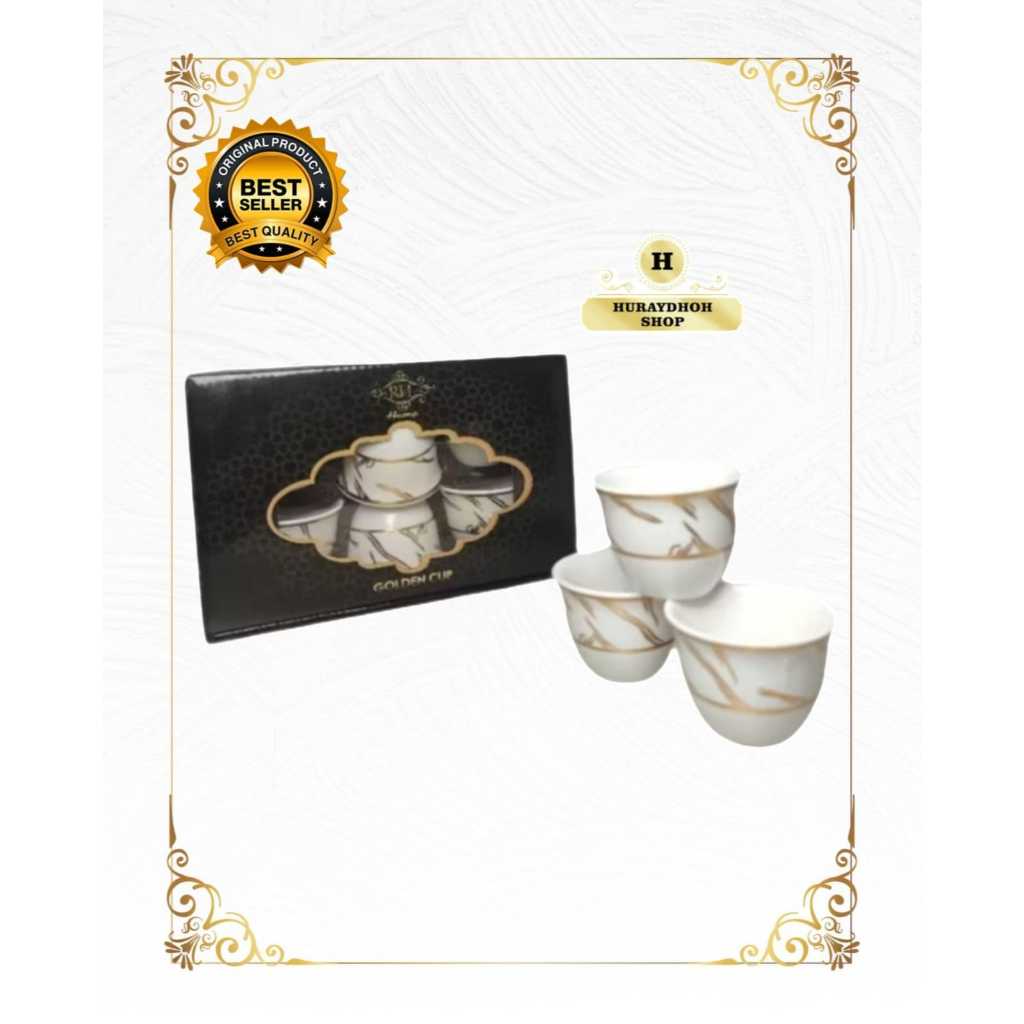 Gelas Cangkir Arab Air Zamzam Kecil Unik Motif Kabah Cucing Estetik 6 Pcs Premium Oleh Oleh Umroh