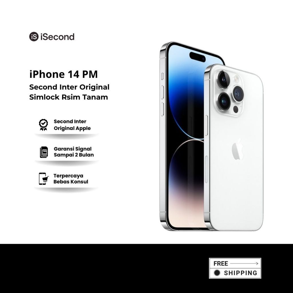 iPhone 14 Pro Max Second Inter Original 128GB/256GB/512GB/1TB