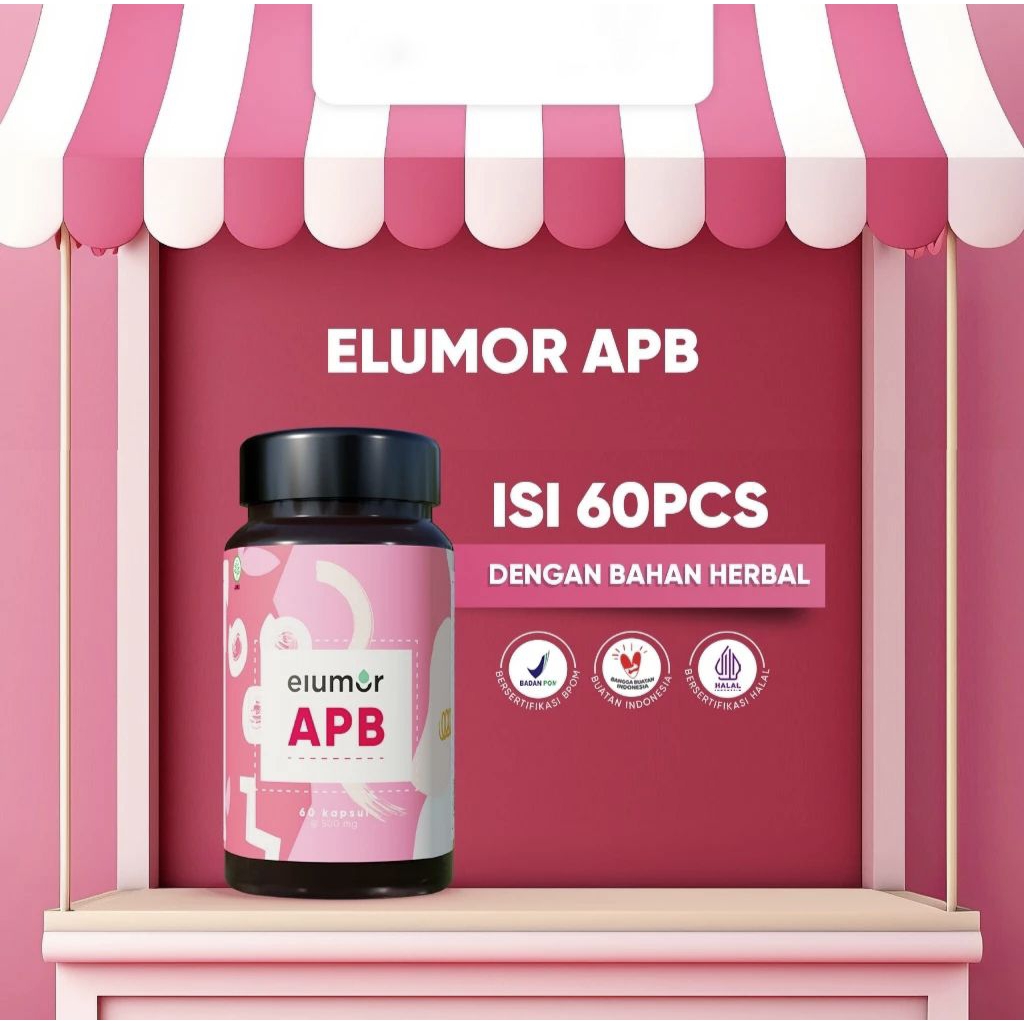 Elumor APB Suplemen Penurun Berat Badan 60 Kapsul 100% Bpom