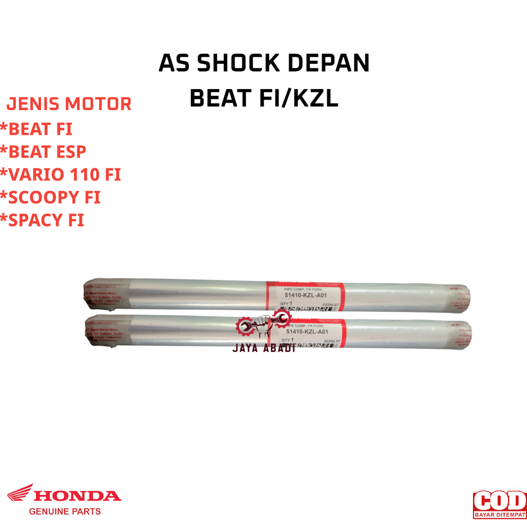 As Shock Depan Beat / Scoopy / Spacy / Vario 125 old