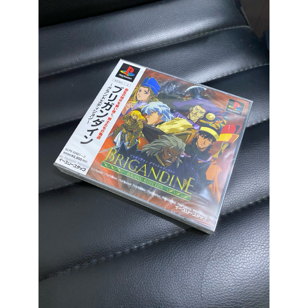 CD Game PSX 1 Brigandine Grand Edition BNIB baru sealed Japan
