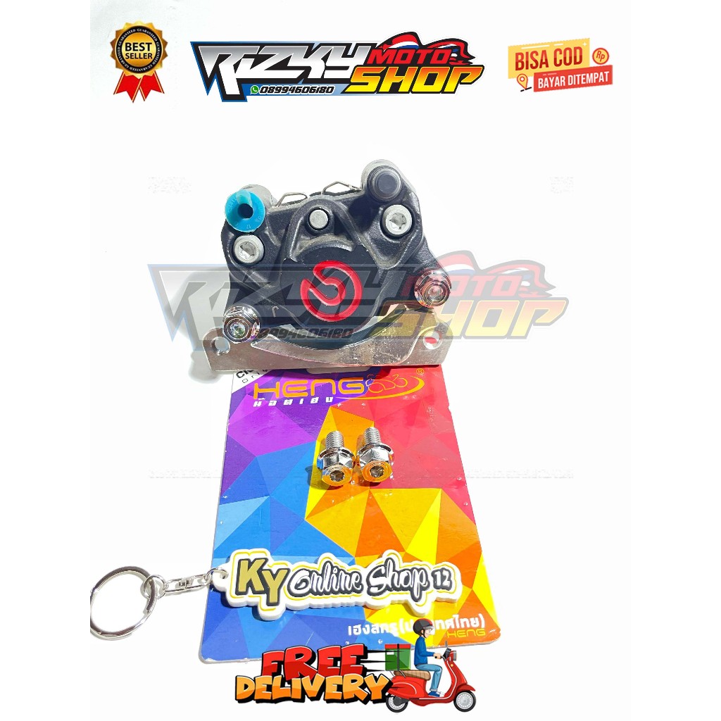 BAUT BREKET KE KALIPER 2P ( 2 BAUT ) PCX VARIO BEAT DELUXE SCOOPY ADV STYLO GENIO SPACY 110 125 150 