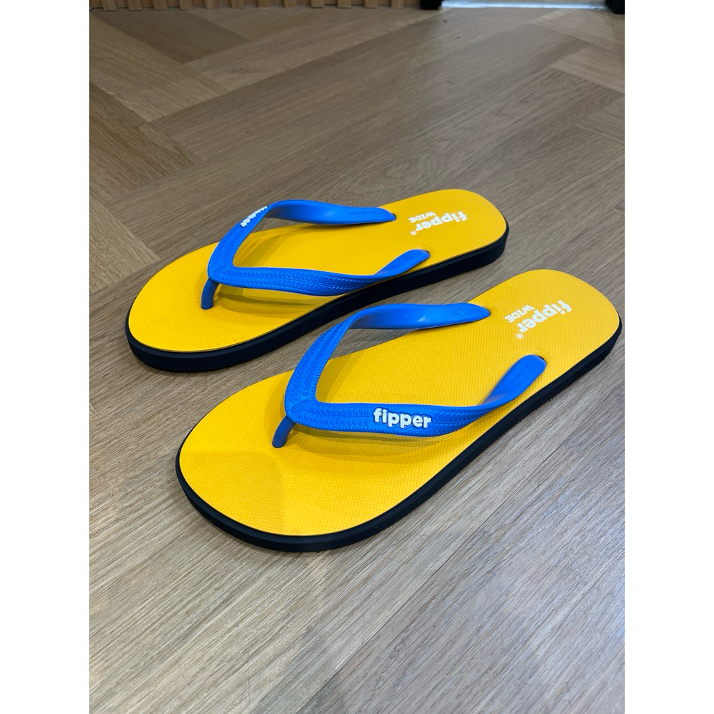 Fipper-WIDE/ black-orange-nevy