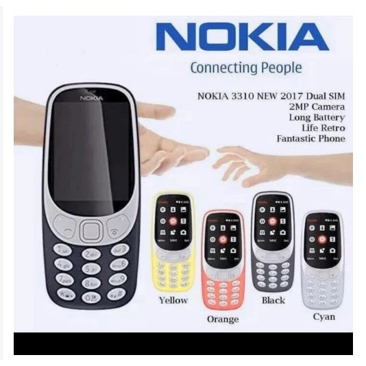 HP Dual Sim 3310 Berkualitas bagus / Handphone Jadul 3310 Dual Sim / HP TELPON / HP TELEPON DUAL Sim