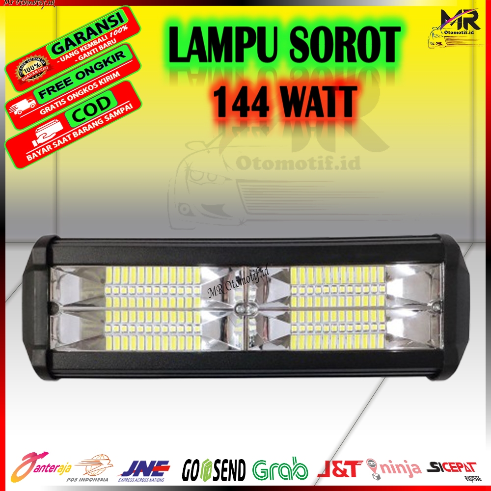Lampu Variasi Led Sorot Tembak Mobil Truck 144 Watt K8