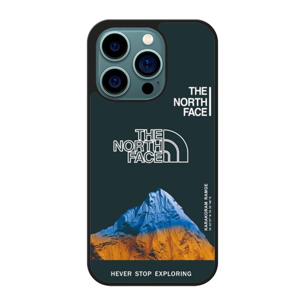 Case Casing TPU iPhone 17 16 15 14 13 12 11 XR XS Mini Plus Pro Max Air North Face Hybrid Case Rubbe