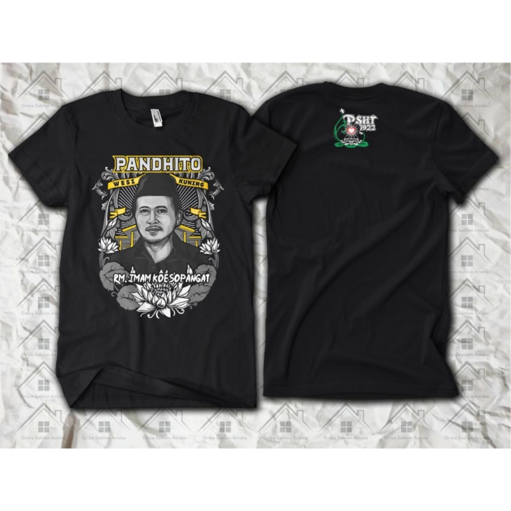 kaos psht pandito Wesi kuning
