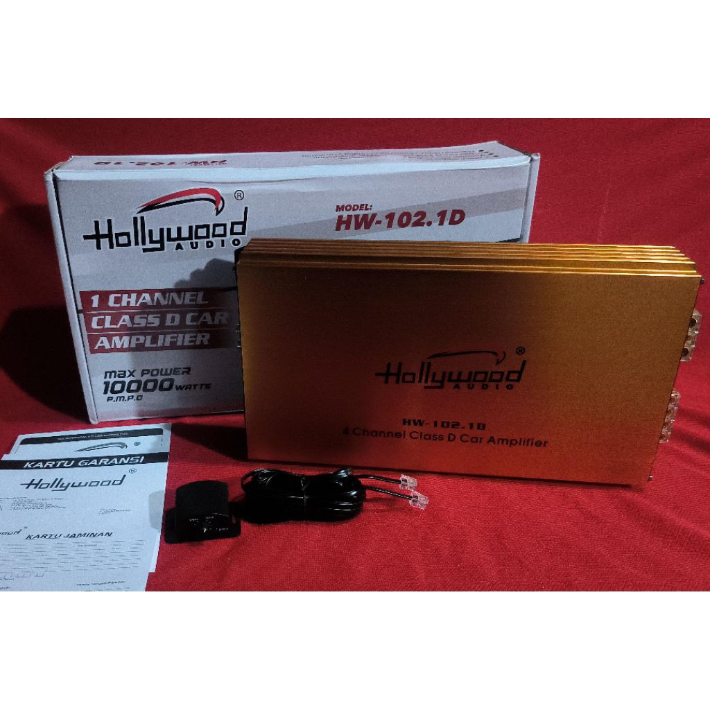 Monoblock Hollywood HW 102.1 D Class D Monoblock Hollywood