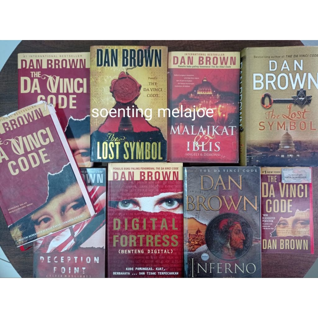 Buku Dan Brown (banyak judul)