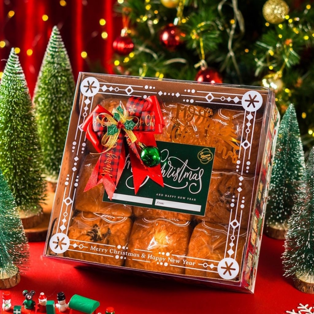 BLUDER BOX CHRISTMAS / PARCEL ROTI NATAL / HANTARAN MAKANAN NATAL / CHRISTMAS HAMPERS SURABAYA