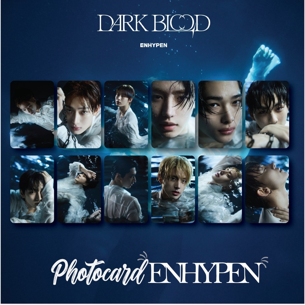 PHOTOCARD ENHYPEN DARK HALF VER 1 25 PCS KPOP UNOFFICIAL HEESEUNG JUNGWON JAY JAKE SUNGHOON SUNOO