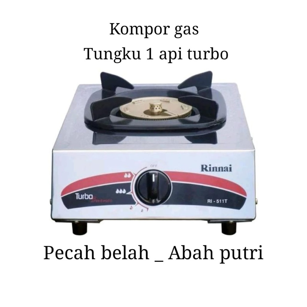 Kompor rinnai Tungku 1 Api turbo (Rinnai 511 T)