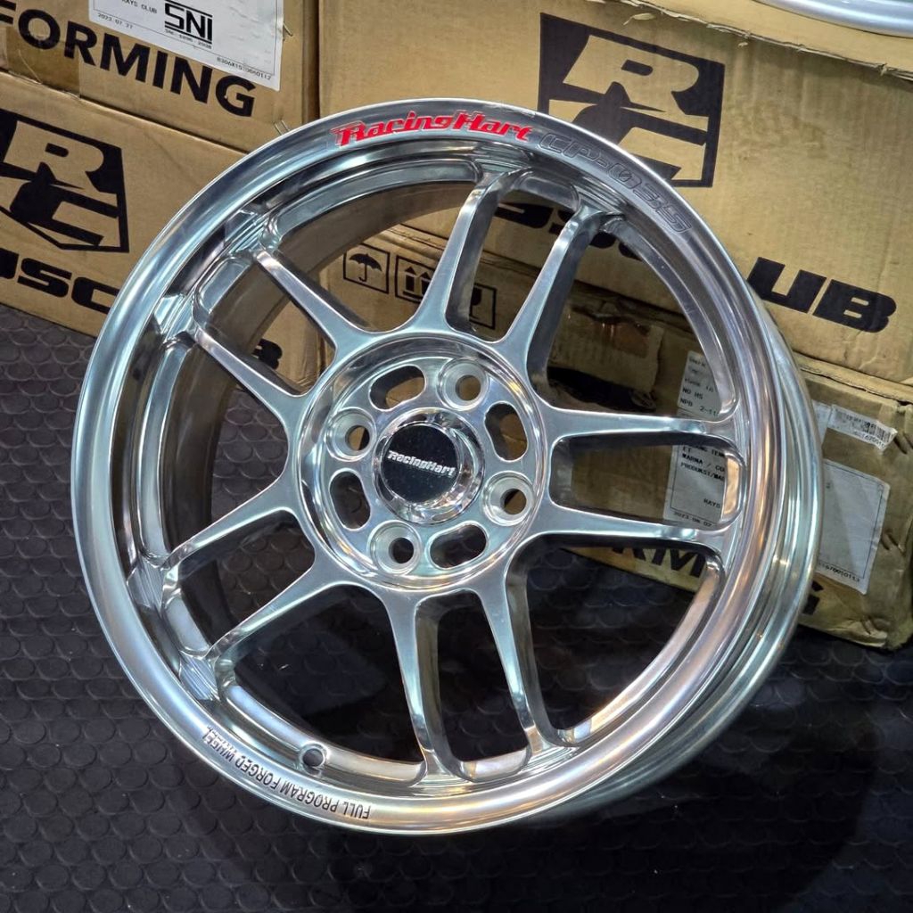 velg racing hart ring 15 lebar 6,5 pcd 4x100 velg mobil r15 cocok untuk brio jazz city freed vios ya