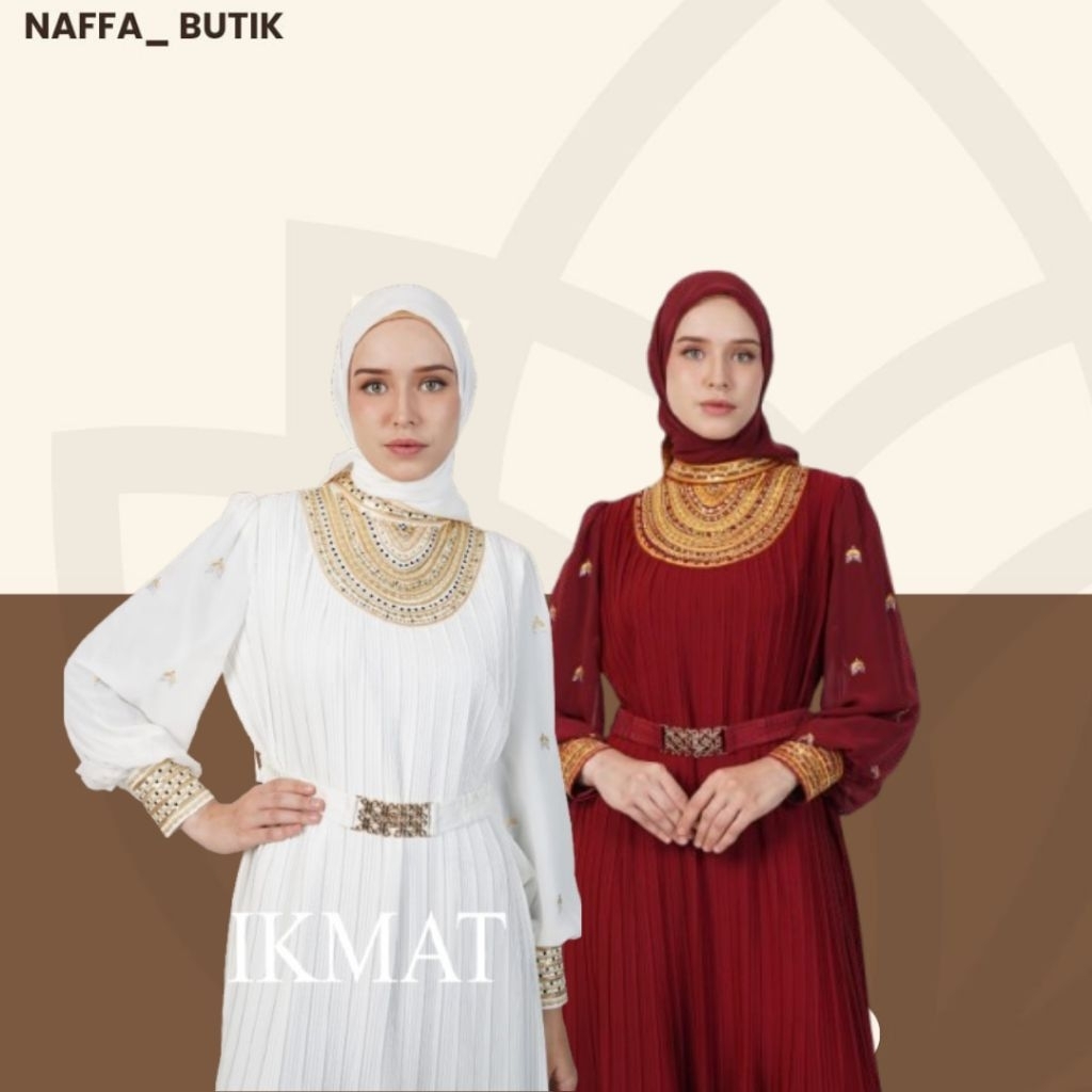 HIKMAT ABAYA GAMIS NEW ARRIVAL NAFFA BUTIK
