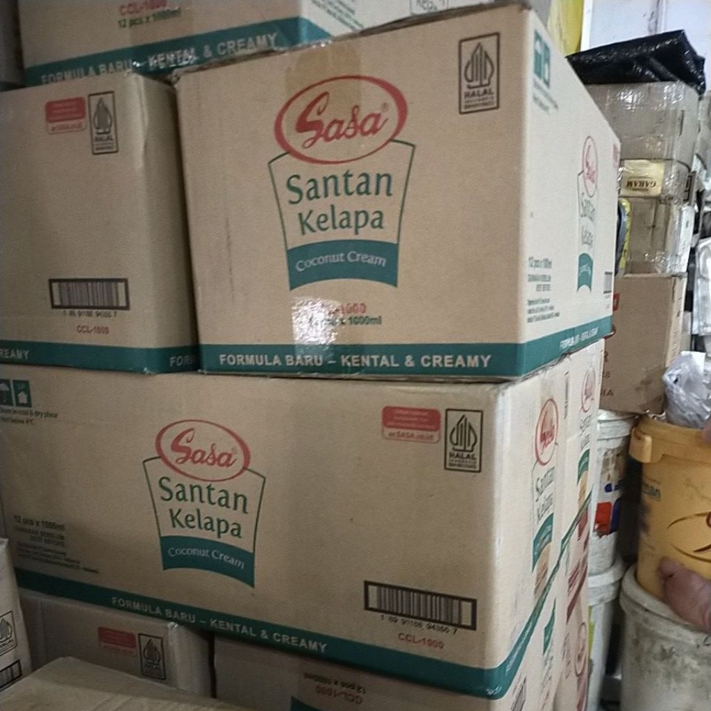 Santan sasa 1000ml x 12 [ santan kelapa SASA ] 1 karton