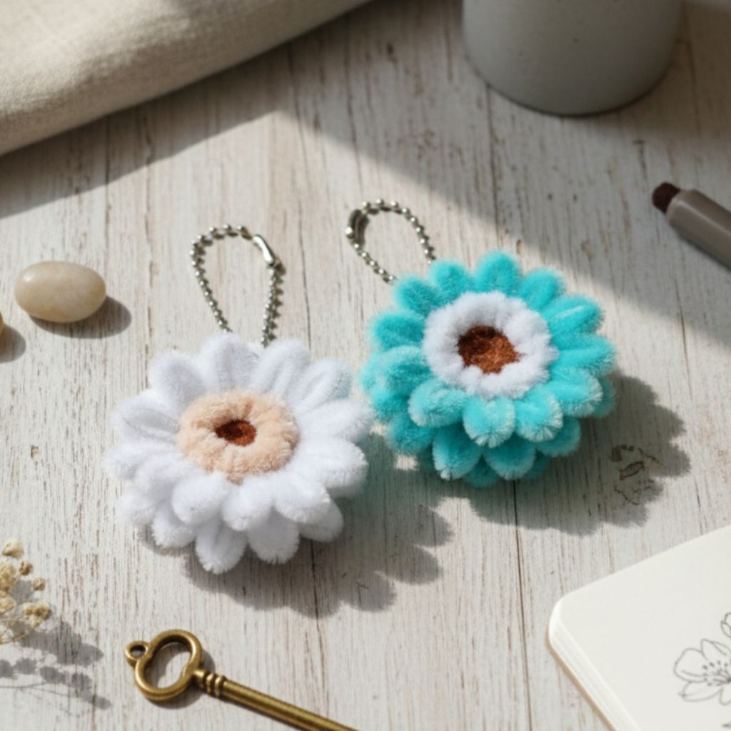 Arsyila- Arsyila - Gerbera Bag Charm | Gantungan Kunci Tas
