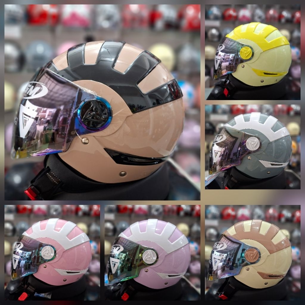 HELM GM LOVE HIJAB ORIGINAL GM HELM