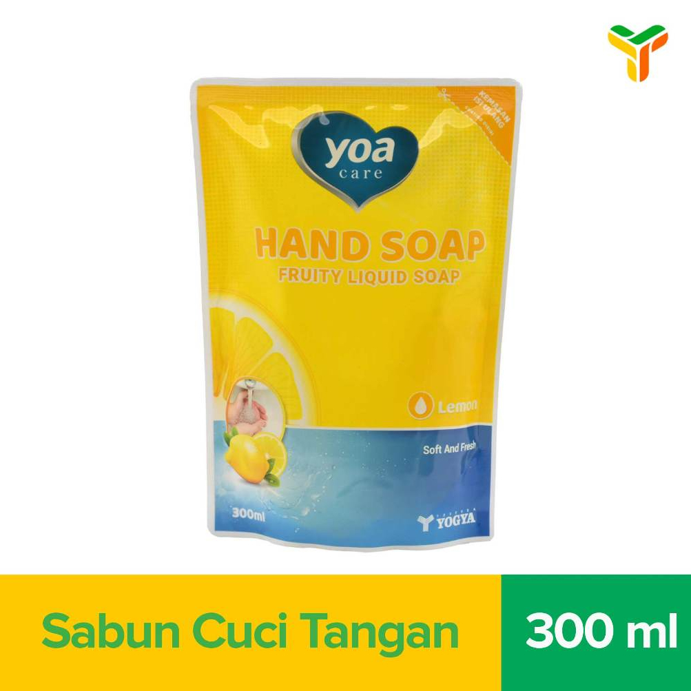 Yoa Hand Soap Lemon Refil 300 Ml