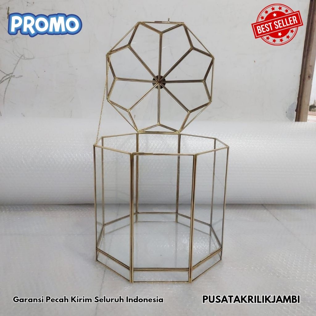 BOX HANTARAN TERARIUM | BOX SESERAHAN KACA PERNIKAHAN