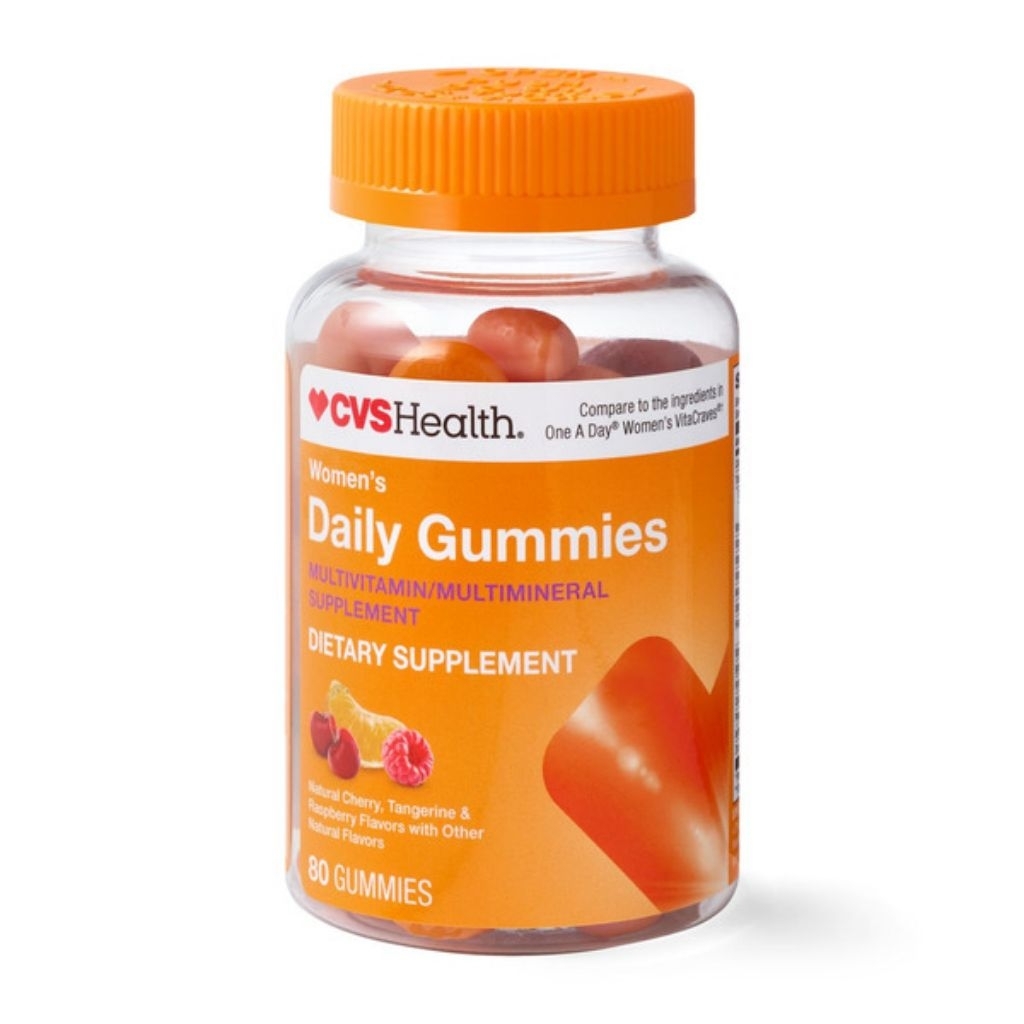 cvs health women multivitamin/multimineral supplements women daily isi 80 gummies