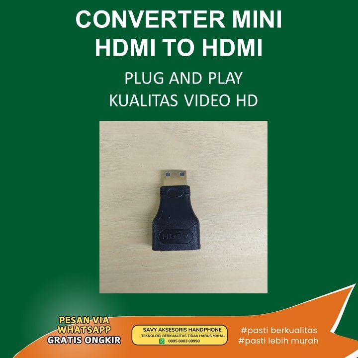 CONVERTER MINI HDMI TO HDMI