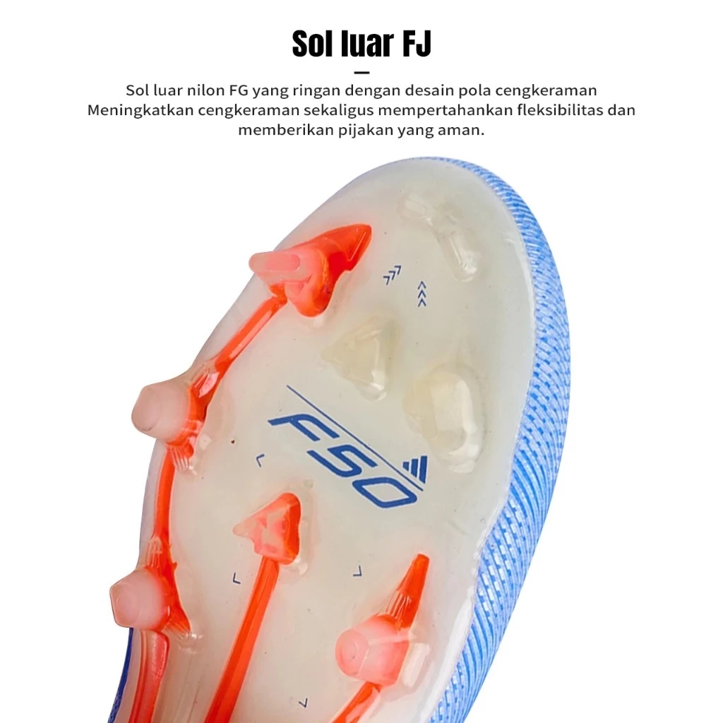 HOT PRODUCT SEPATU SEPAK BOLA ADIDAS F50 LACELESS FG 100% ORI