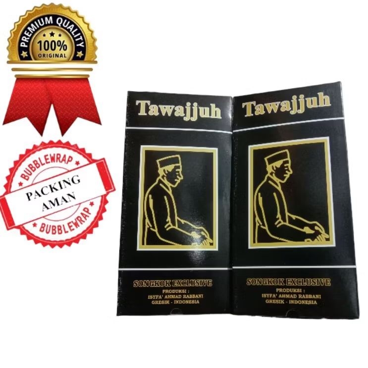 Peci Songkok Hitam AC Tawajjuh Rabbani