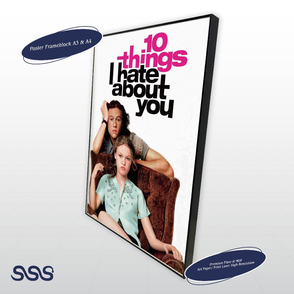 POSTER 90s MOVIE / MOVIE POSTER / POSTER FRAMEBLOCK 590