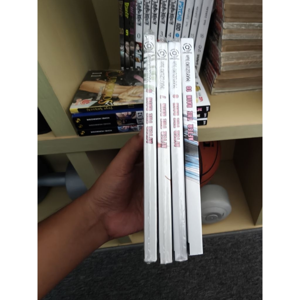 komik manga after the rain 6, 7, 8, 10 set