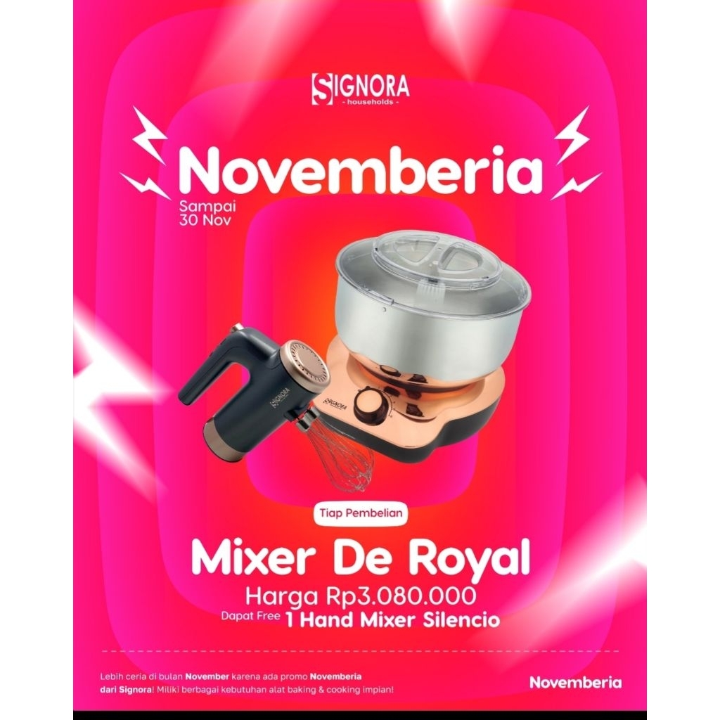Mixer de Royal Signora khusus mixer roti dan kue