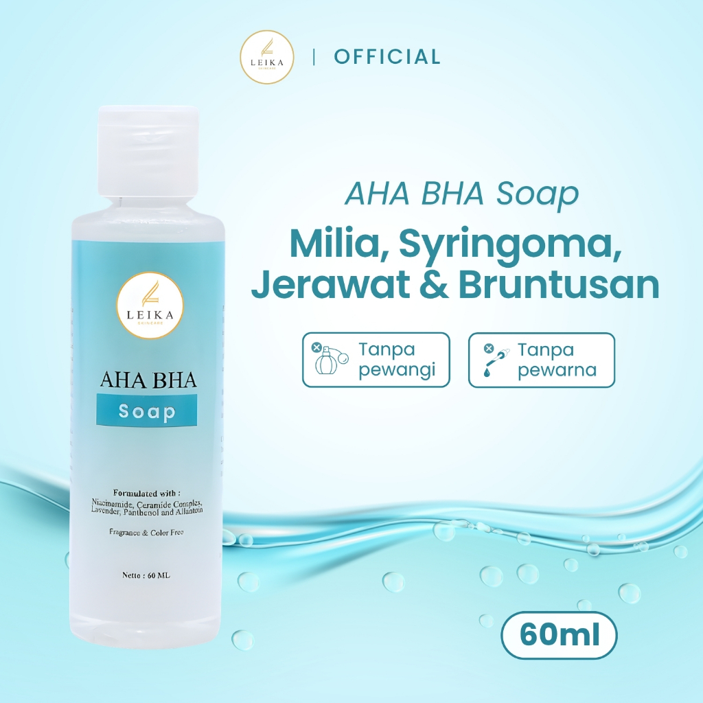 Leika Skincare AHA BHA Soap BPOM