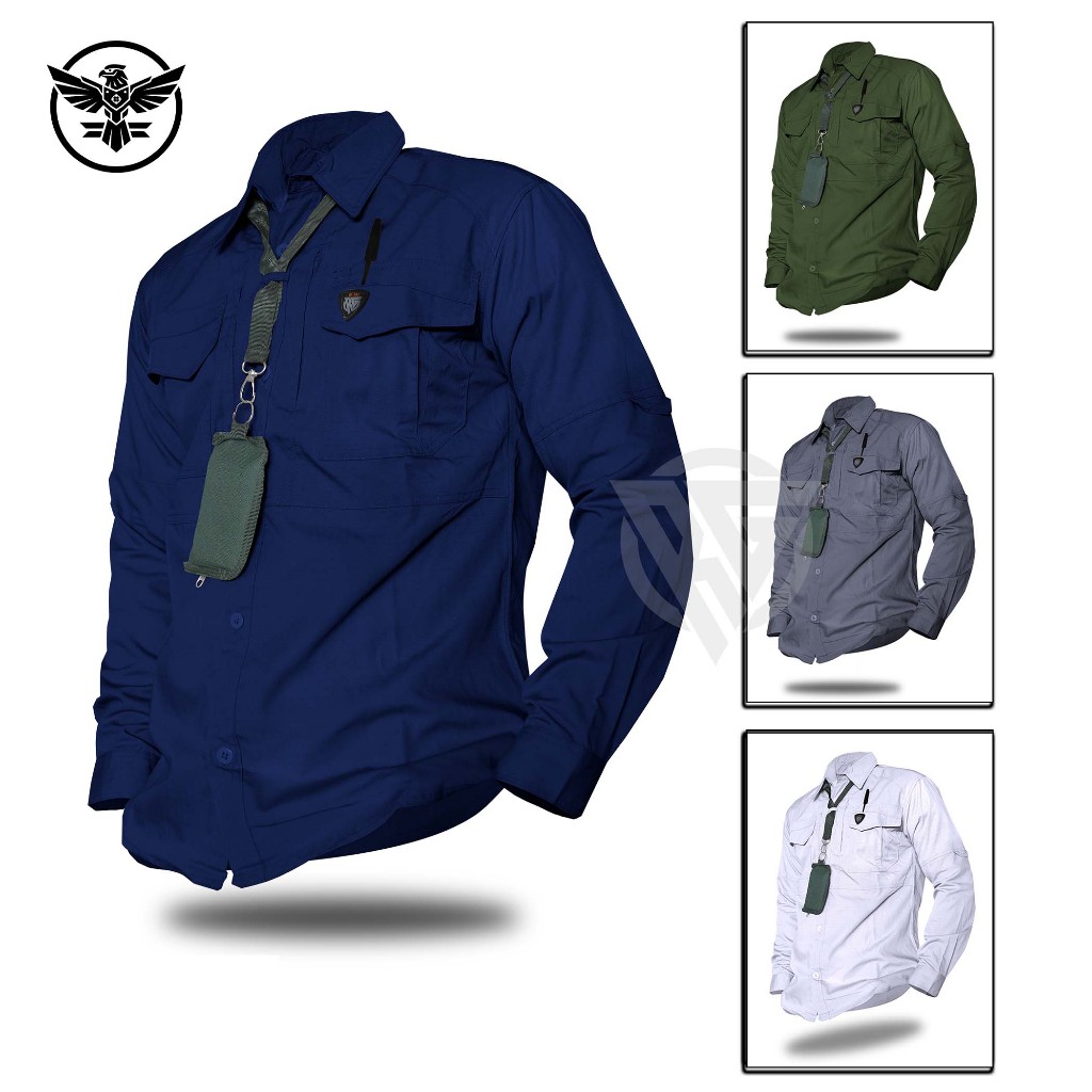 Kemeja Tactical Unisex Premium PERNUSA || Kemeja Tactical Pria Wanita PERNUSA