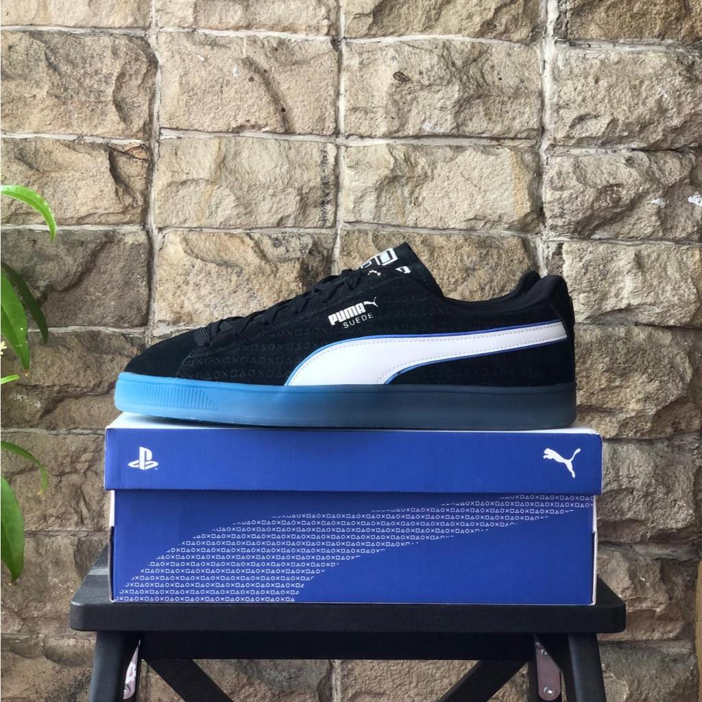 PlayStation x Puma Suede Black Glacial Grey [BARU]
