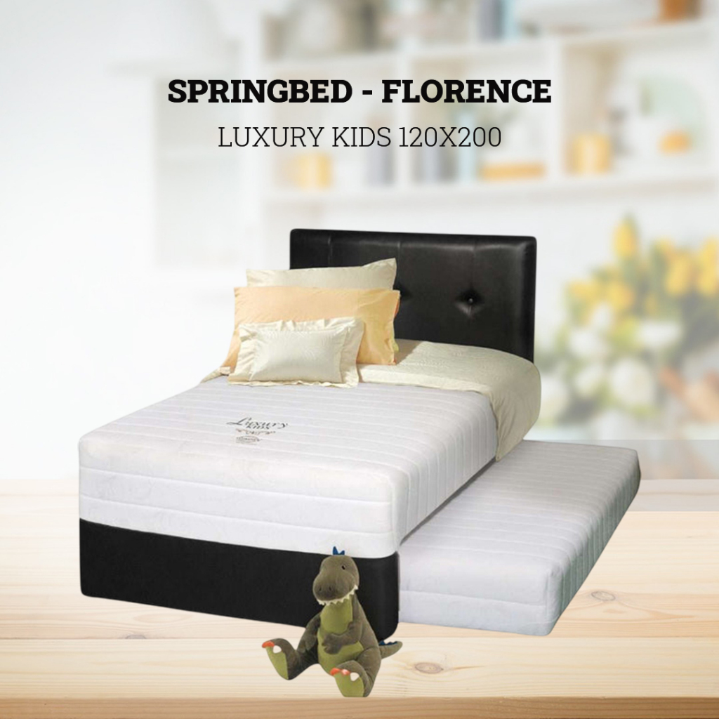Springbed Twin Bed Florence Luxury Kids ukuran 120 x 200 cm