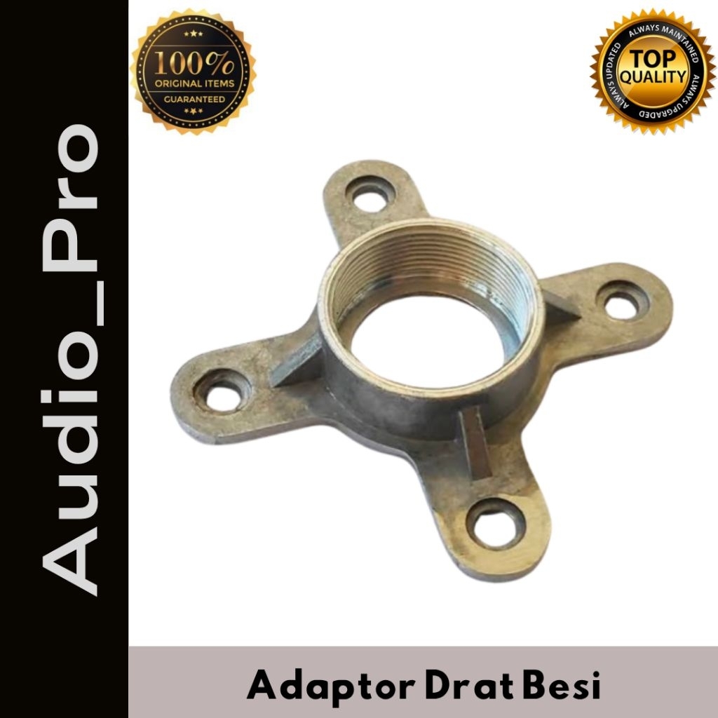 Adaptor Tweeter Drat Dalam Besi | Adaptor Besi Corong Horn Drat Dalam
