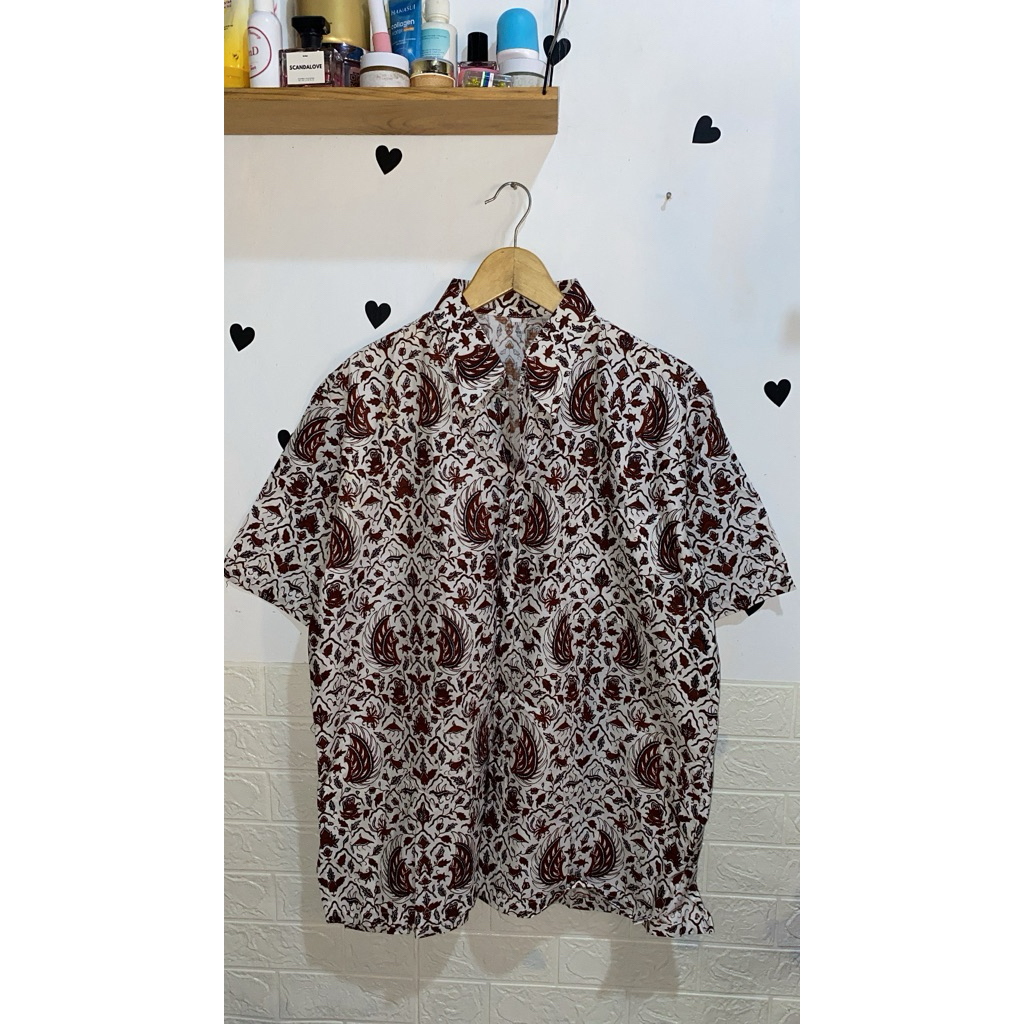 kemeja h&m,uni,batik cowok
