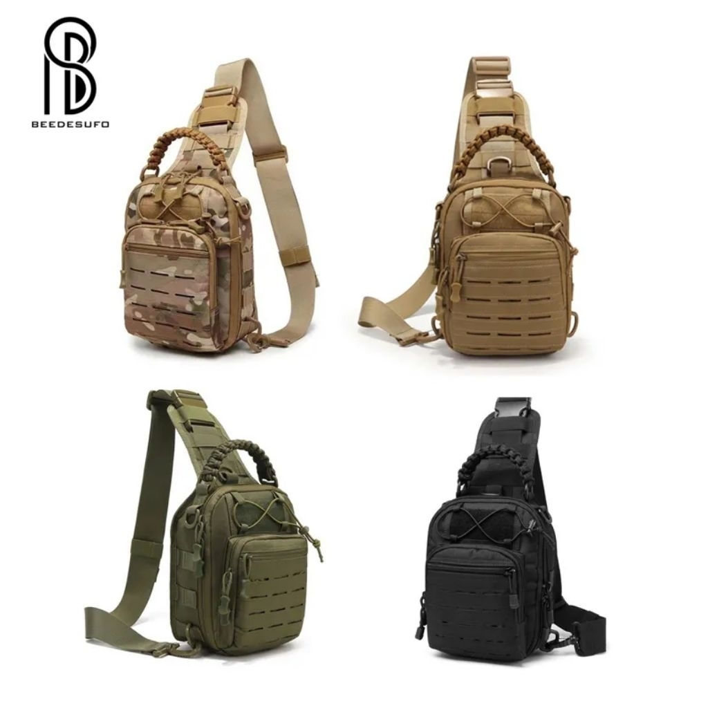 SLING BAG PRIA TACTICAL WATERPROOF PREMIUM / TAS DADA TAS SELEMPANG BAHU