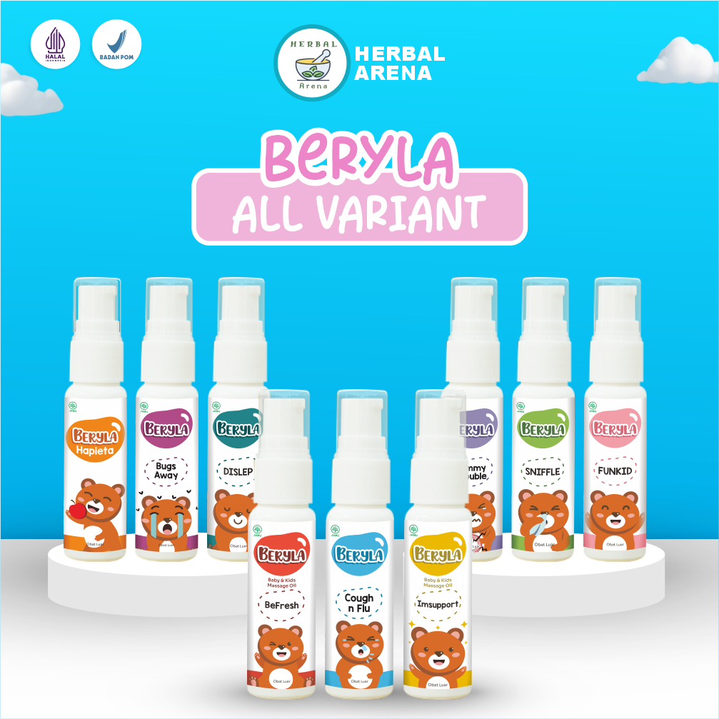 Beryla Baby Soothing Massage Oil Minyak Balur Minyak Pijit Bayi