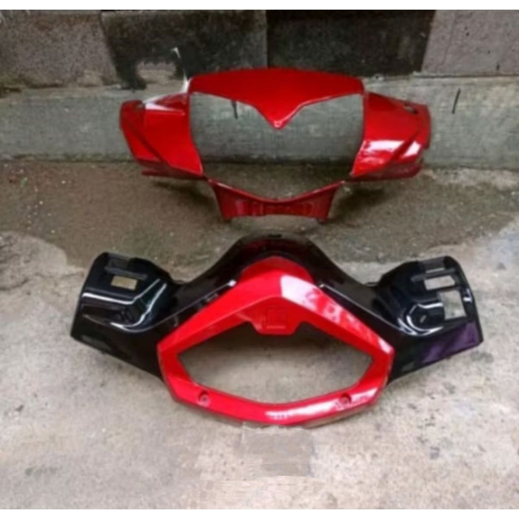 batok depan belakang shogun 125 new shogun 125 RR fi shogun 125 robot 2007 maroon hitam