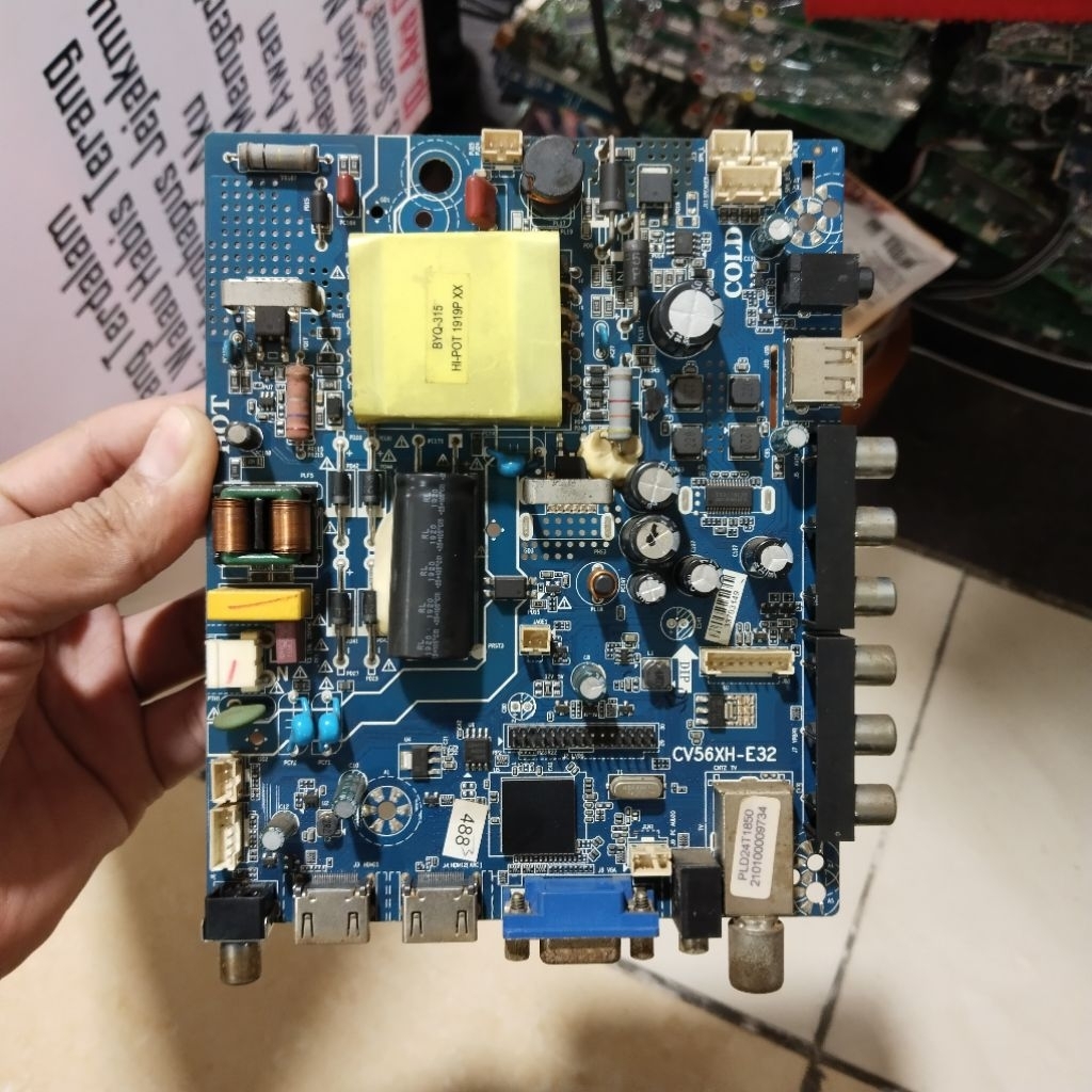 MB TV LED POLYTRON PLD 24T1850 MB TV POLYTRON PLD24T1850 Mainboard TV LED POLYTRON PLD 24T1850